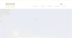 Desktop Screenshot of bohneingenieure.de